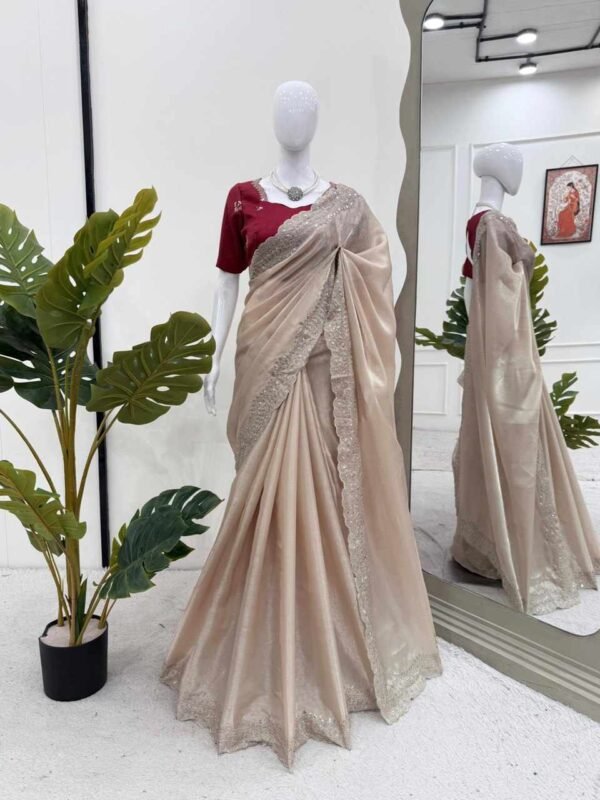 KD 585 Jimmy Chu Beautiful Designer Saree