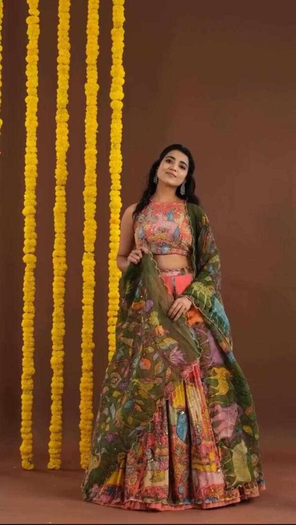 PC 467 Kalamkari Lehenga
