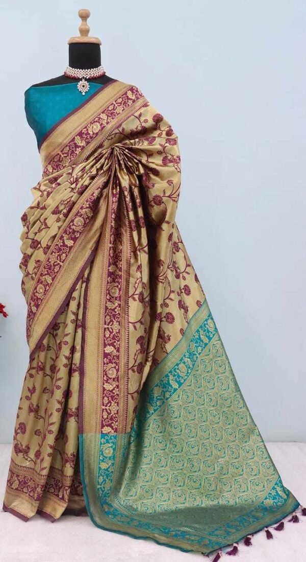 MK 1059 Banarasi Silk Saree with Blouse