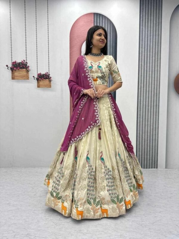 PC 480 Wedding Wear Beautiful Lehenga With Wine Dupatta