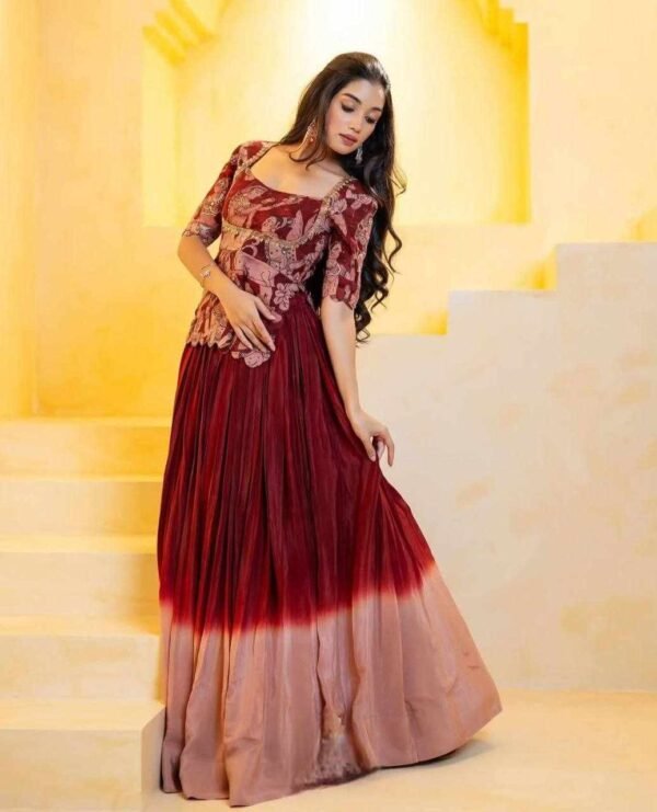 PC 490 Kalamkari Top With Lehenga