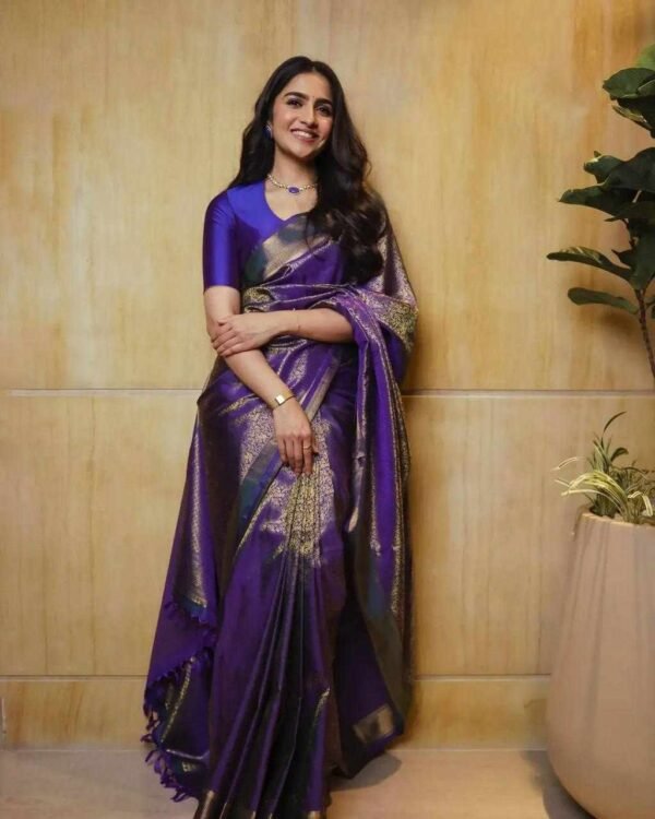 KPR 238 SOFT LICHI SILK SAREE