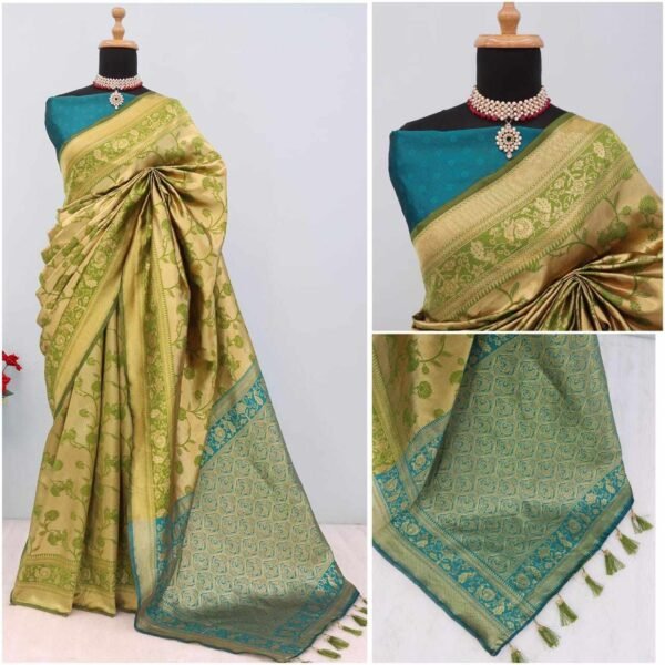 MK 1059 Silk Saree with Running Blouse